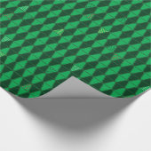 kerstboomschilfers met cadeaubonnen cadeaupapier (Hoek)