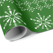 kerstboomschilfers patroon aangepaste achtergrond  cadeaupapier (Rol Hoek)