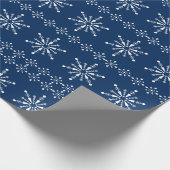 kerstboomschilfers patroon aangepaste achtergrond  cadeaupapier (Hoek)