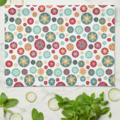 kerstboomschilfers Polka Dots Elegant Patroon Theedoek (Gevouwen)