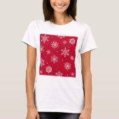 kerstboomschilfers Rood T-shirt (Voorkant)