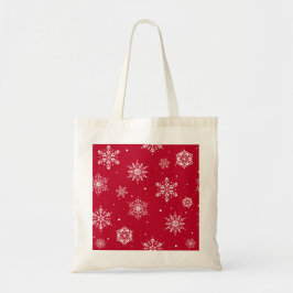 kerstboomschilfers Rood Tote Bag