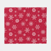 kerstboomschilfers Roodkapje Fleece Deken (Voorkant (Horizontaal))