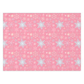 kerstboomschilfers Scandinavische  roze Tafelkleed (Voorkant (Horizontaal))