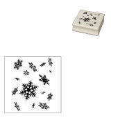 kerstboomschilfers Scrapbook Wooden Art Stamper Rubberstempel (Gestempeld)