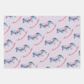 kerstboomschoorsteenschotels - Gezinsgeschenken vo Inpakpapier Vel (Voorkant 3)