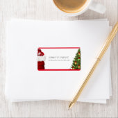 kerstboomschotjes - Moderne Sjabloon Etiket (Insitu)