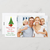 kerstboomserie Fotokaart Feestdagenkaart (Voorkant / Achterkant)
