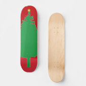 kerstboomskateboard persoonlijk skateboard (Voorkant)