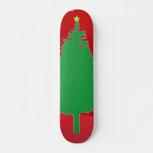 kerstboomskateboard persoonlijk skateboard