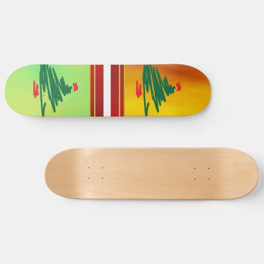 kerstboomskateboard skateboard (Horizontaal)