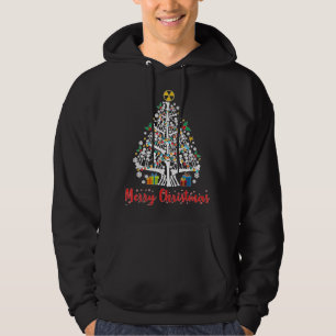 Kerstboomskeleton radioloog radioloog hoodie