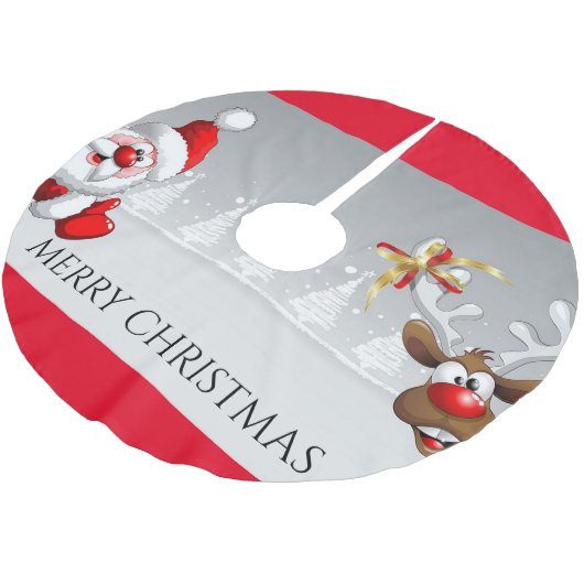 Kerstboomskirt voor kerstmannen/rendieren. kerstboom rok (Gekanteld)