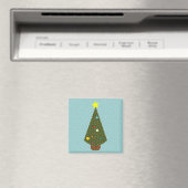 Kerstboomsneeuw Magneet (Insitu (Vaatwasser))