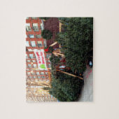 kerstboomstandaard op West Side New York City Legpuzzel (Verticaal)