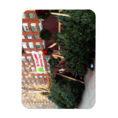 kerstboomstandaard op West Side New York City Magneet (Verticaal)
