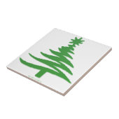 kerstboomstencil Groen Tegeltje (Zijkant)