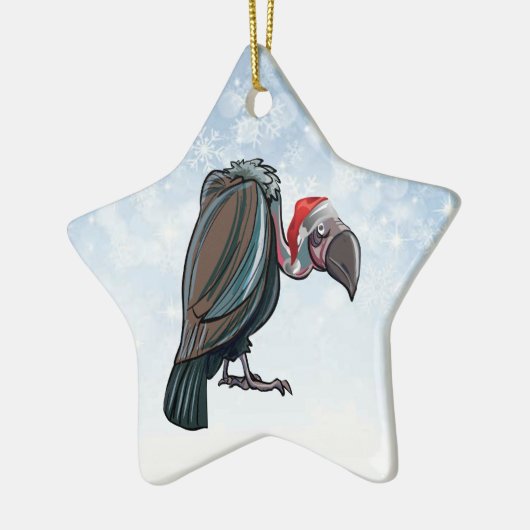 kerstboomster keramisch ornament (Links)