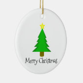 kerstboomster keramisch ornament (Rechts)