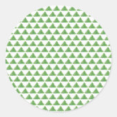 kerstboomsticker ronde sticker (Voorkant)