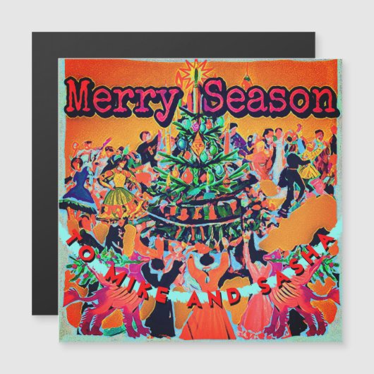 kerstboomstijl jouw tekst toevoegen (Voorkant / Achterkant)