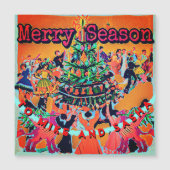 kerstboomstijl jouw tekst toevoegen (Voorkant)