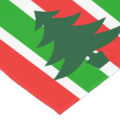 kerstboomstreep korte tafelloper (Hoek)