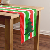 kerstboomstreep korte tafelloper (Voorbeeld)