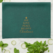 kerstboomstructuur theedoek (Gevouwen)
