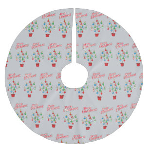 kerstboomstructuur - Vrolijk kerstfeest Kerstboom Rok