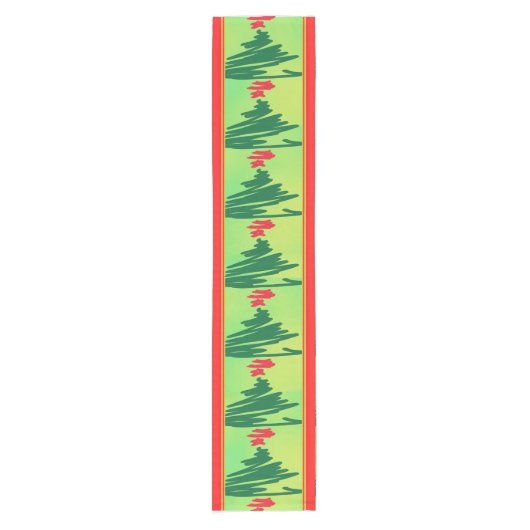 Kerstboomtabeluitvoerder Korte Tafelloper (Voorkant)