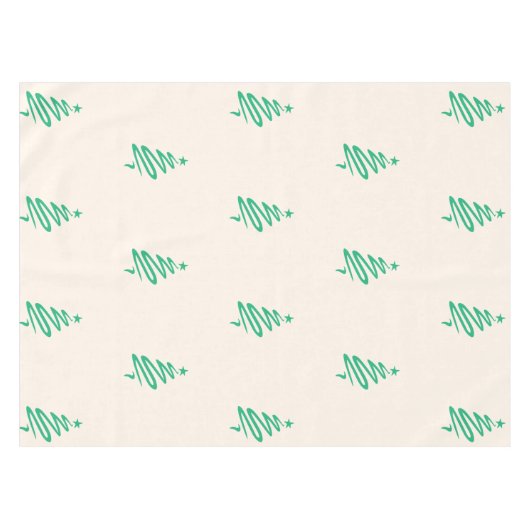 kerstboomtablet tafelkleed (Voorkant (Horizontaal))