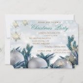 Kerstboomtak, Balls Company Kerstparty Kaart (Voorkant)