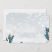 Kerstboomtak, Balls Company Kerstparty Kaart (Achterkant)