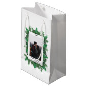 Kerstboomtak Foto Klein Cadeauzakje (Voorkant Gekanteld)