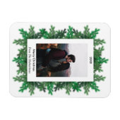 Kerstboomtak Foto Magnet Magneet (Horizontaal)