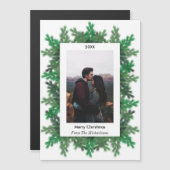 Kerstboomtak Magnetische Kaart (Voorkant / Achterkant)