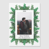 Kerstboomtak Magnetische Kaart (Voorkant)