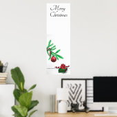 Kerstboomtak Poster (Thuiskantoor)