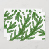 Kerstboomtakken Briefkaart (Voorkant / Achterkant)