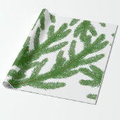 Kerstboomtakken Cadeaupapier (Uitgerold)