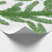 Kerstboomtakken Cadeaupapier (Hoek)