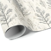 Kerstboomtakken Cadeaupapier (Rol Hoek)