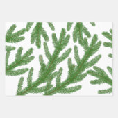 Kerstboomtakken Inpakpapier Vel (Voorkant 2)