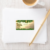 kerstboomtakken, kerstbal etiket (Insitu)