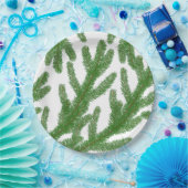 Kerstboomtakken Papieren Bordje (Feest)