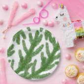 Kerstboomtakken Papieren Bordje (Feest)