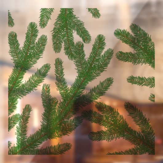 Kerstboomtakken Raamsticker (Vel 2)