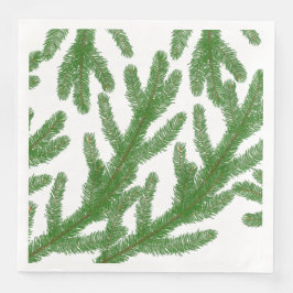 Kerstboomtakken Servet