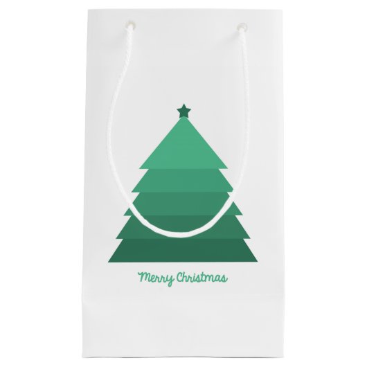 kerstboomtas klein cadeauzakje (Voorkant)